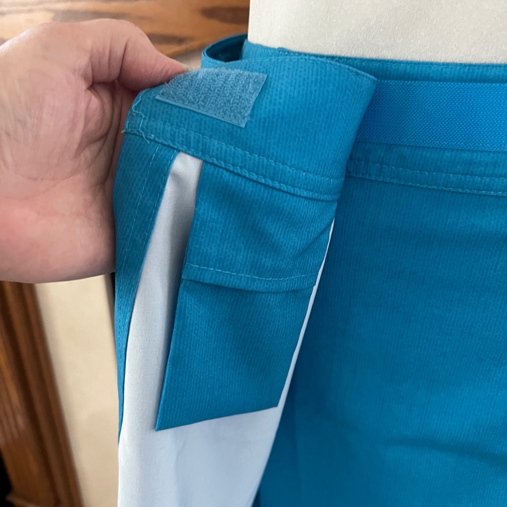 RipSkirt Hawaii Blue‎ Lightweight Velcro Waist Wrap Skirt Size Small - Picture 4 of 8